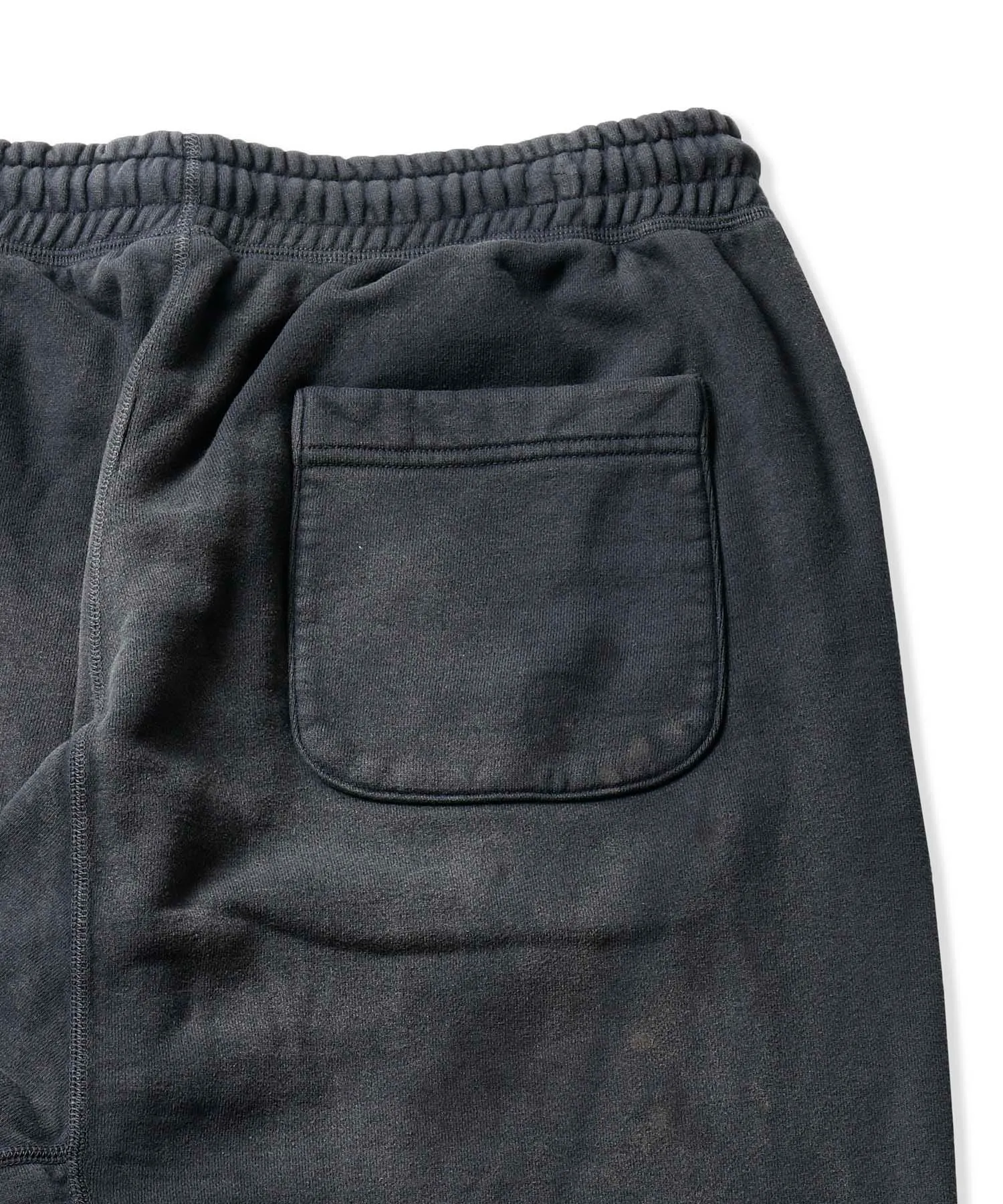 SAINT Mxxxxxx ANGEL SWEAT PANTS/BLK Angel Reborn Crack Print Distressed Sweatpants, Washed Black S-XL Assute Dyeing, Full Spray Fade, Heavy Fermentation Washing, Made with NEW VINTAGE Texture, Four Needles and Six Threads from the Factory, Boneless Patchwork, More Comfortable to Wear, Genuine Level Crack Print/Accessories Restored